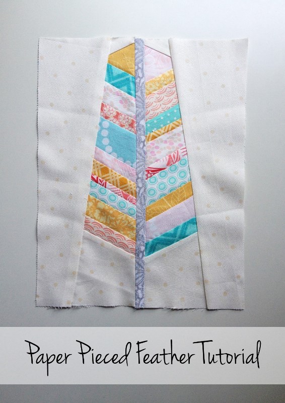 Free Feather Block Pattern + Paper Piecing Tutorial - Blossom Heart Quilts